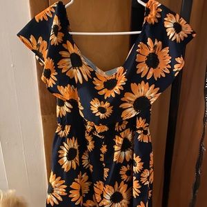 Sunflower romper